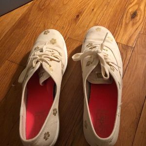Keds triple decker hibiscus size 9.5